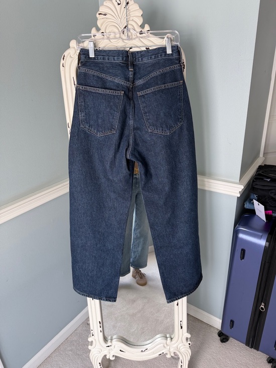 Agolde Dark Blue barrel leg Jeans.  Ankle length! - Picture 3 of 3